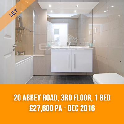 (15) 20 ABBEY ROAD, 3RD FLOOR, 1-BED £27,600 PA - DEC 16