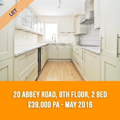(2) 20 ABBEY ROAD, 8TH FLOOR, 2-BED £39,000 PA - MAY 16